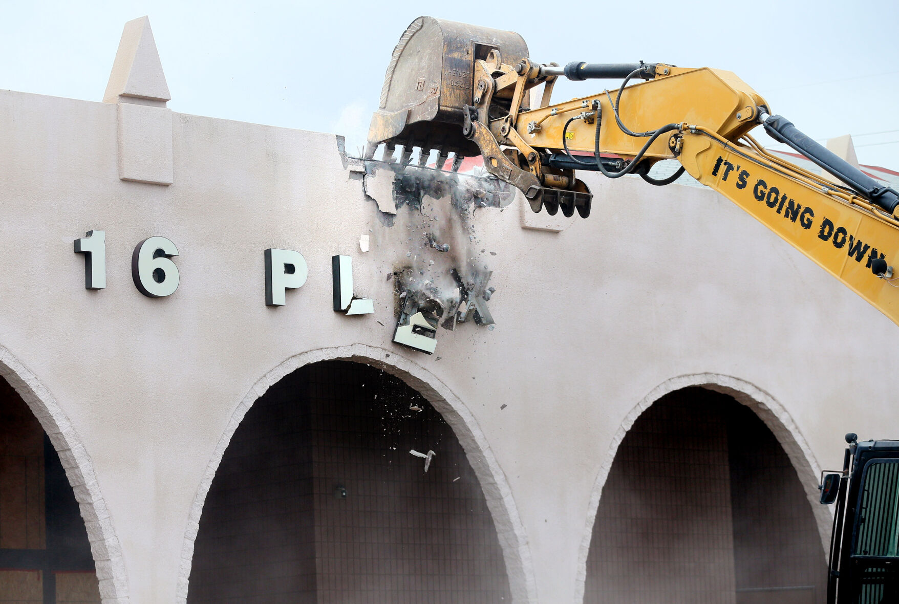 Demolition of Old Century Park Theater